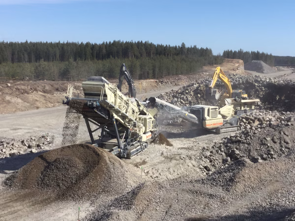 KSiirrettävä murskauskalusto